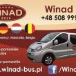 Winad Bus Busy do Niemiec, Holandii, Belgii