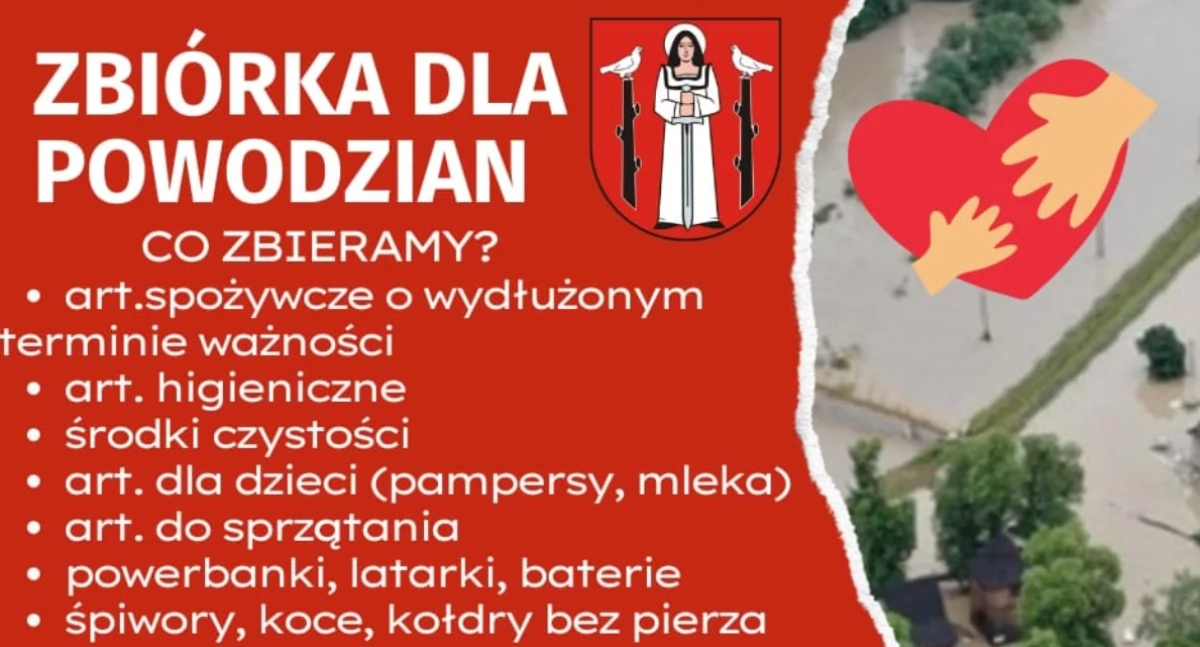 Wydarzenia lokalne, Pomoc powodzian - zdjęcie, fotografia