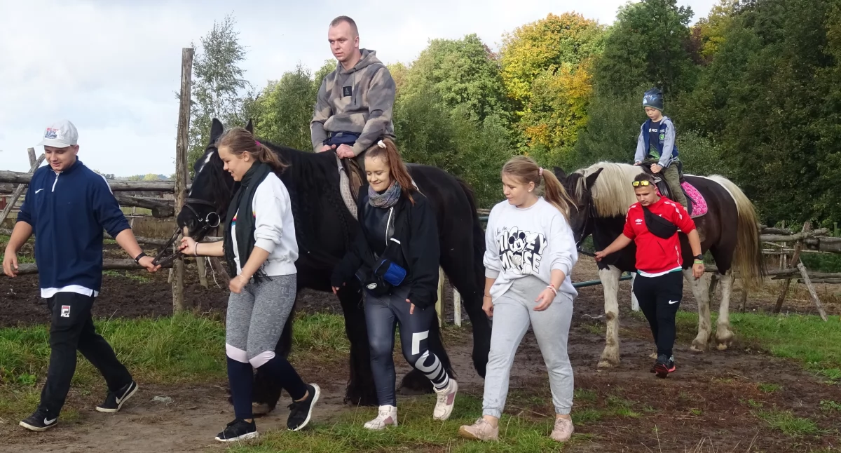 Stowarzyszenia i organizacje, Zajęcia końmi niezwykłym doświadczeniem - zdjęcie, fotografia