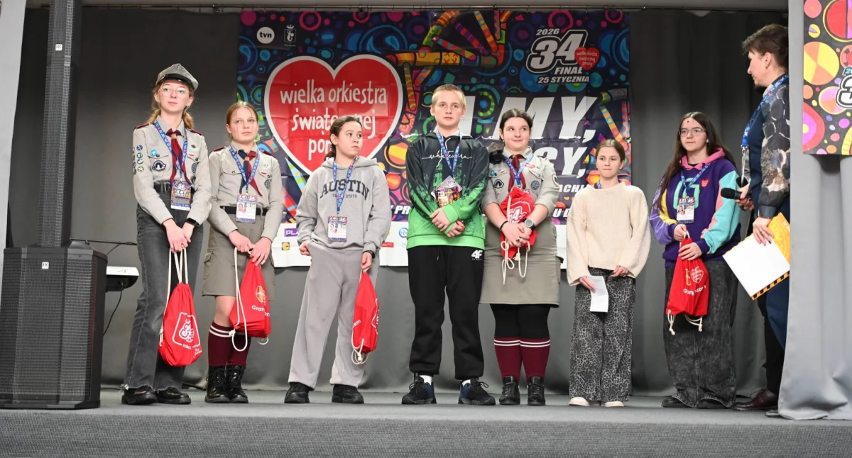 Akcja charytatywna, Gminny finał WOŚP Radominie - zdjęcie, fotografia