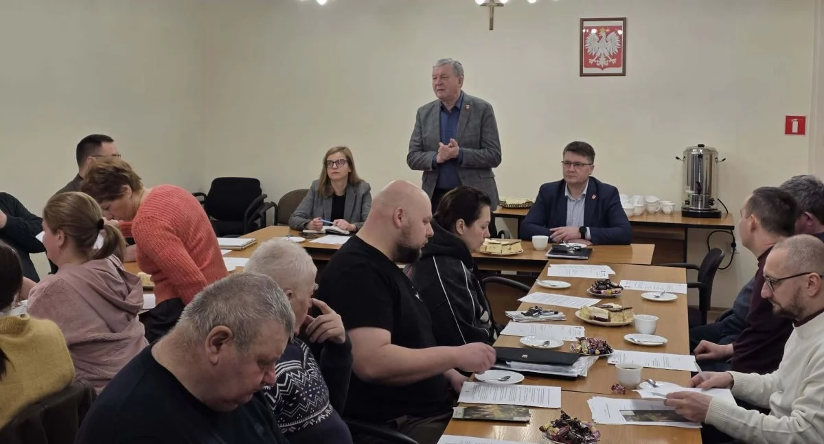 Samorządy Gminne, Spotkali sołtysami - zdjęcie, fotografia