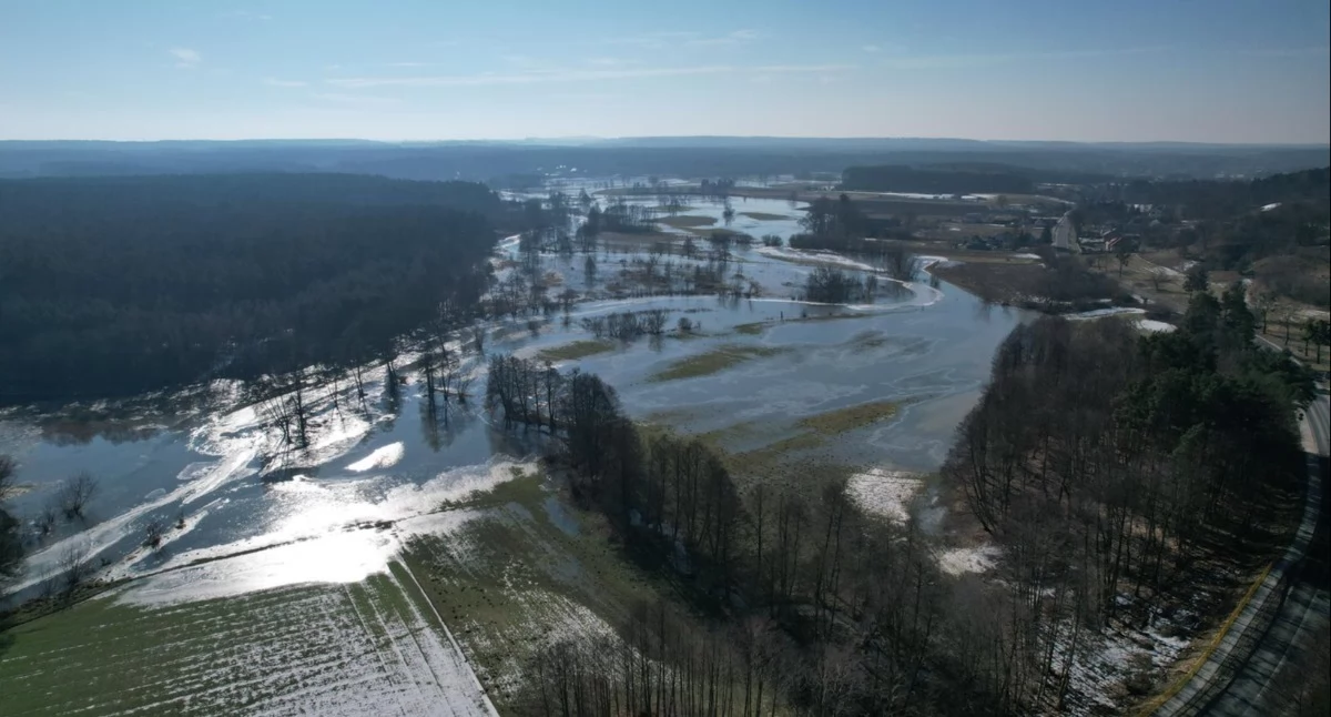 Interwencje, Drwęca wylała - zdjęcie, fotografia