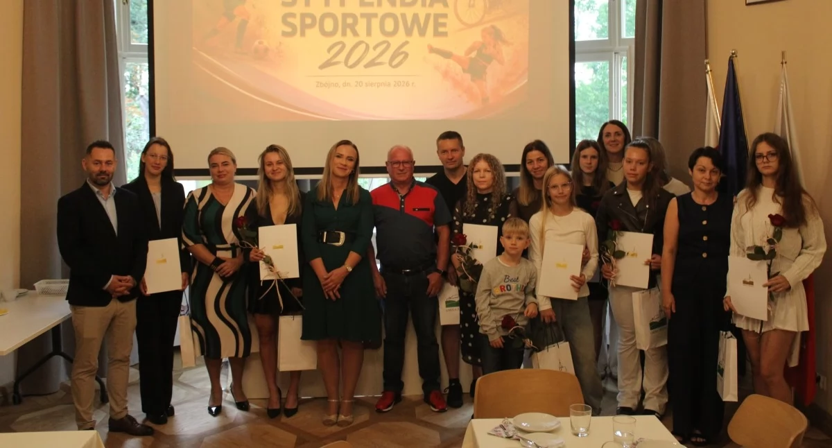 Samorządy Gminne, Nagrodzili najlepszych sportowców gminie Zbójno - zdjęcie, fotografia