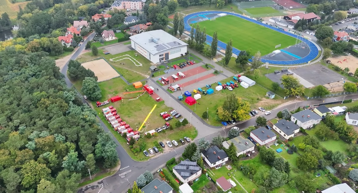 Państwowa Straż Pożarna, Ćwiczenia manewry strażackie - zdjęcie, fotografia