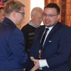 Zwycięzca konkursu Arkadiusz Zygmunt (z prawej strony) oraz zdobywca drugiego miejsca...