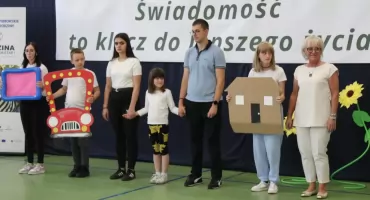 Słynna sędzia w szkole