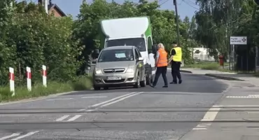 Pilnowali bezpieczeństwa na przejazdach kolejowych